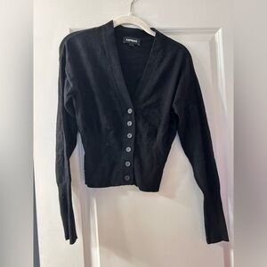 Express Black Knit Cardigan